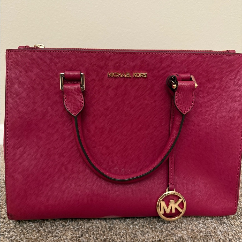 Michael Kors Fuchsia Satchel